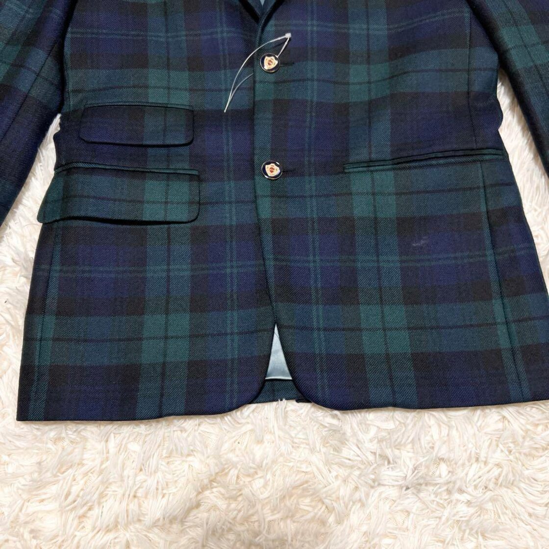 高級✨️ 『GUCCI』 グッチ スーツセットアップ 緑 チェック ウール100 