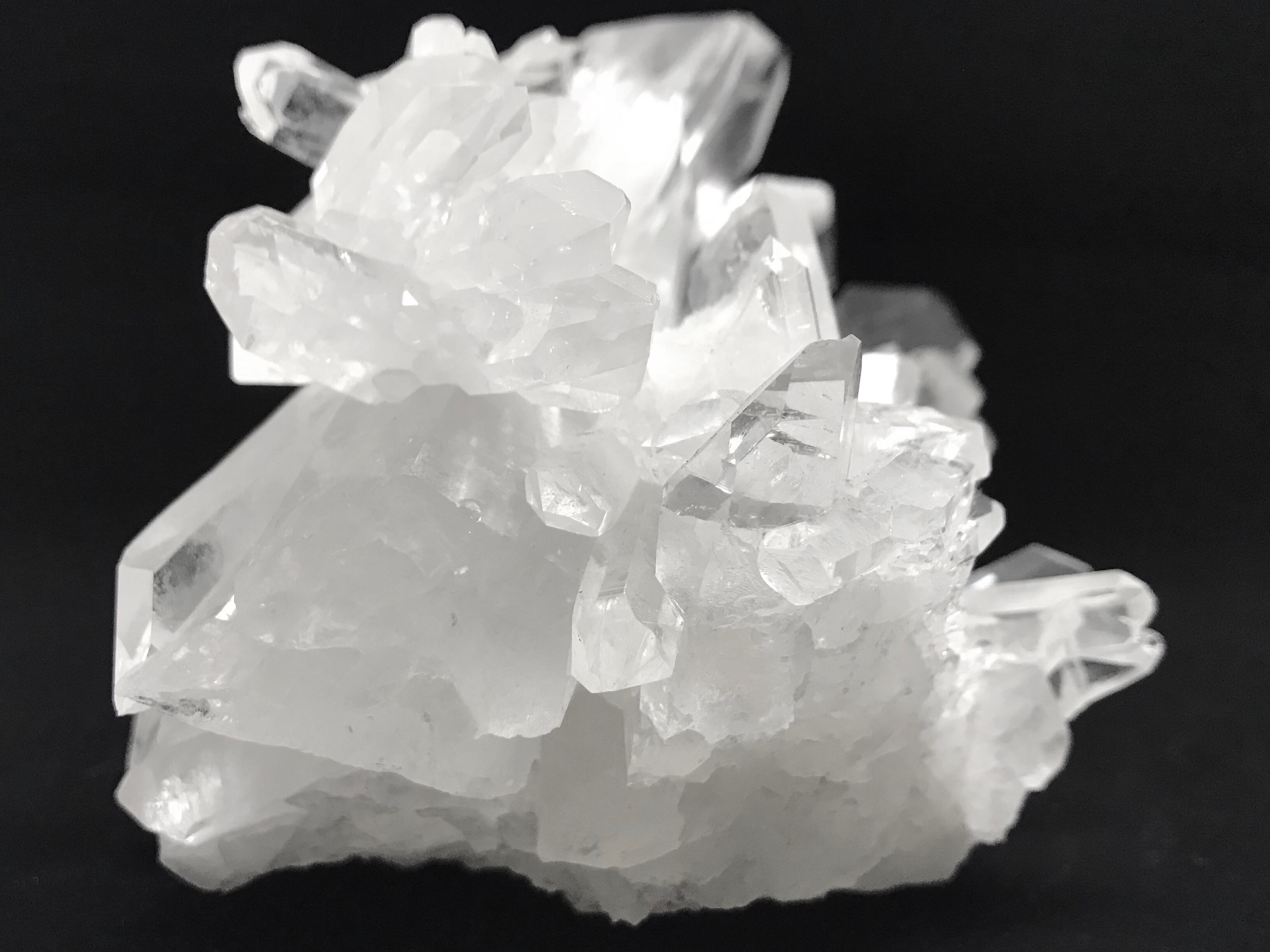 ホワイトファントム クォーツ 両剣水晶アバンダンス 虹入 ダブル