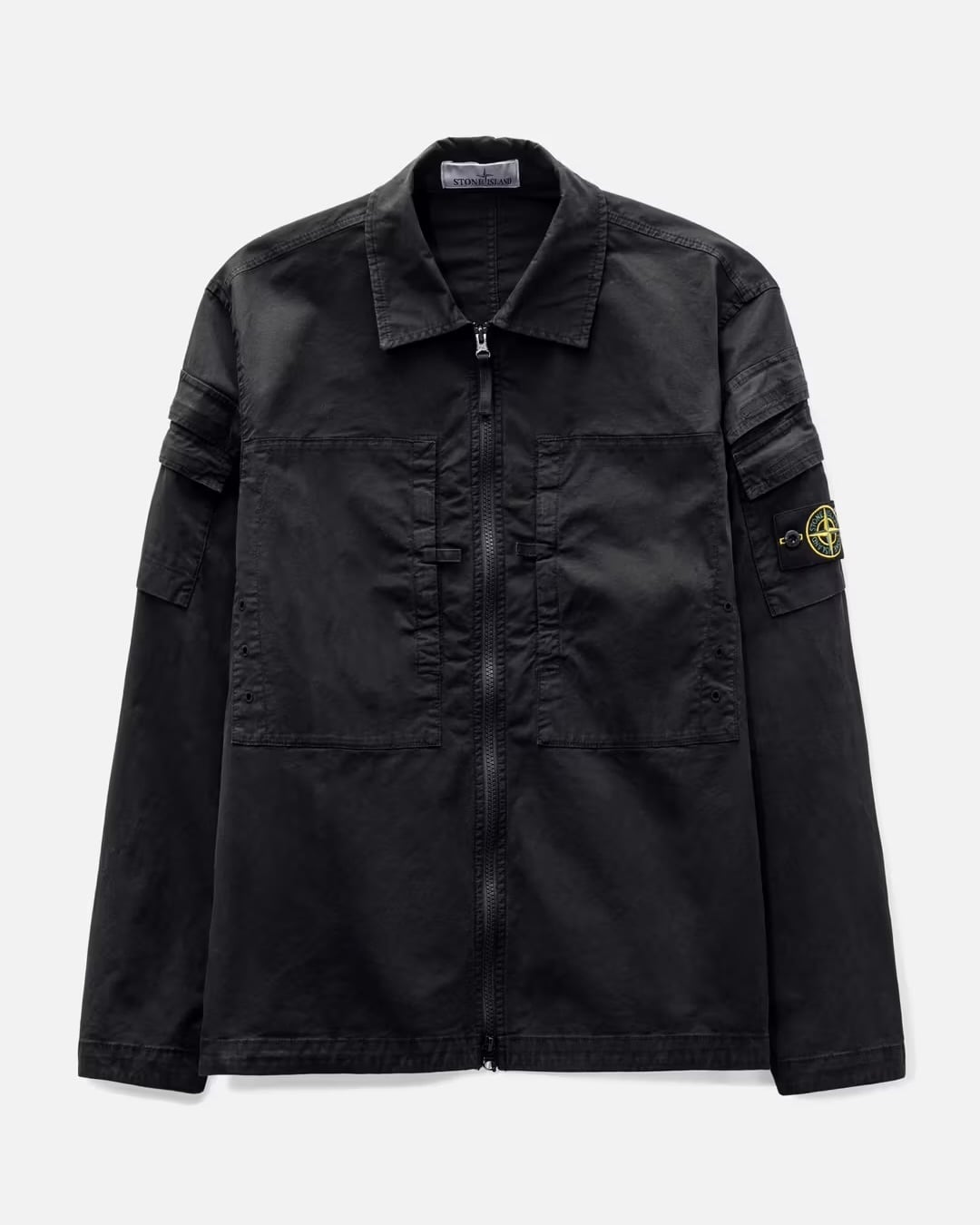 STONE ISLAND】ジップアップ オーバーシャツ | idealclasse