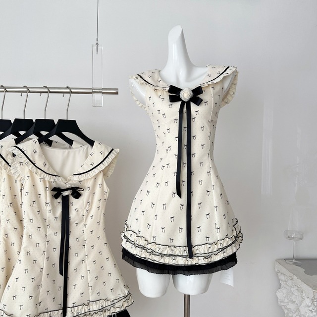 【dress】ノースリーブワンピース　M33060