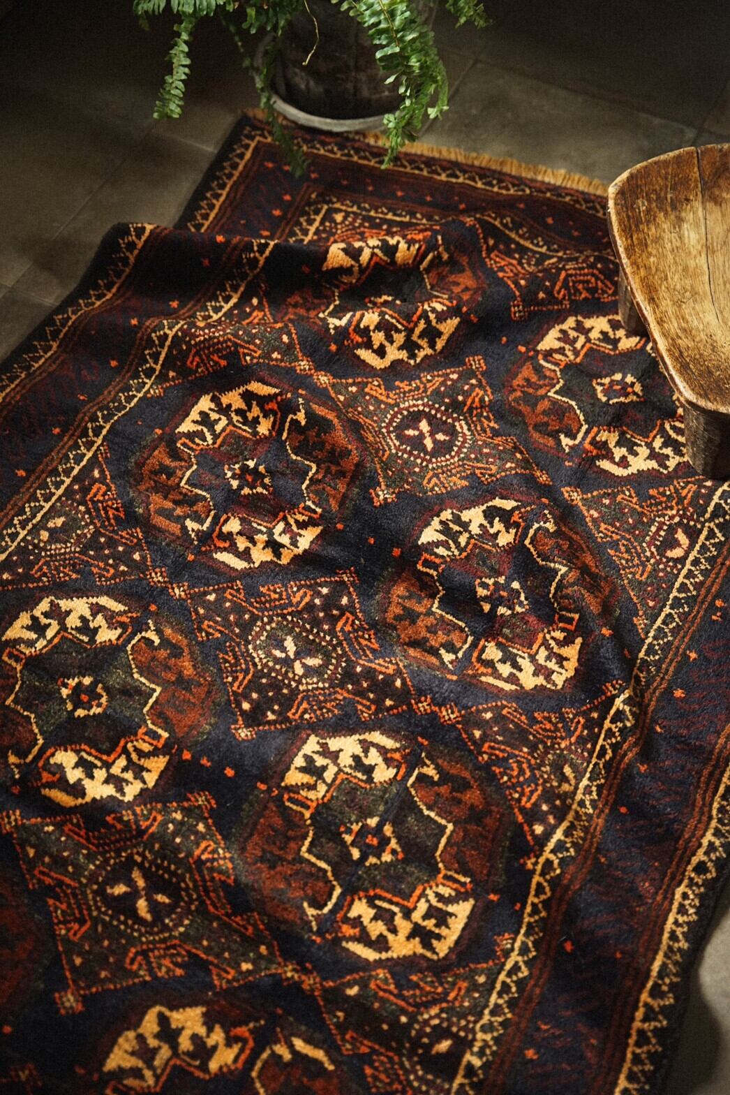419-Vintage Baluch rug