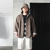 OLD JOE(オールドジョー)SIDE BUCKLE GRUKHA SHORTSコーディネート