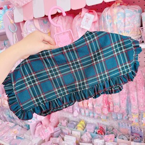 【F1】73-23タータンチェックつけ襟