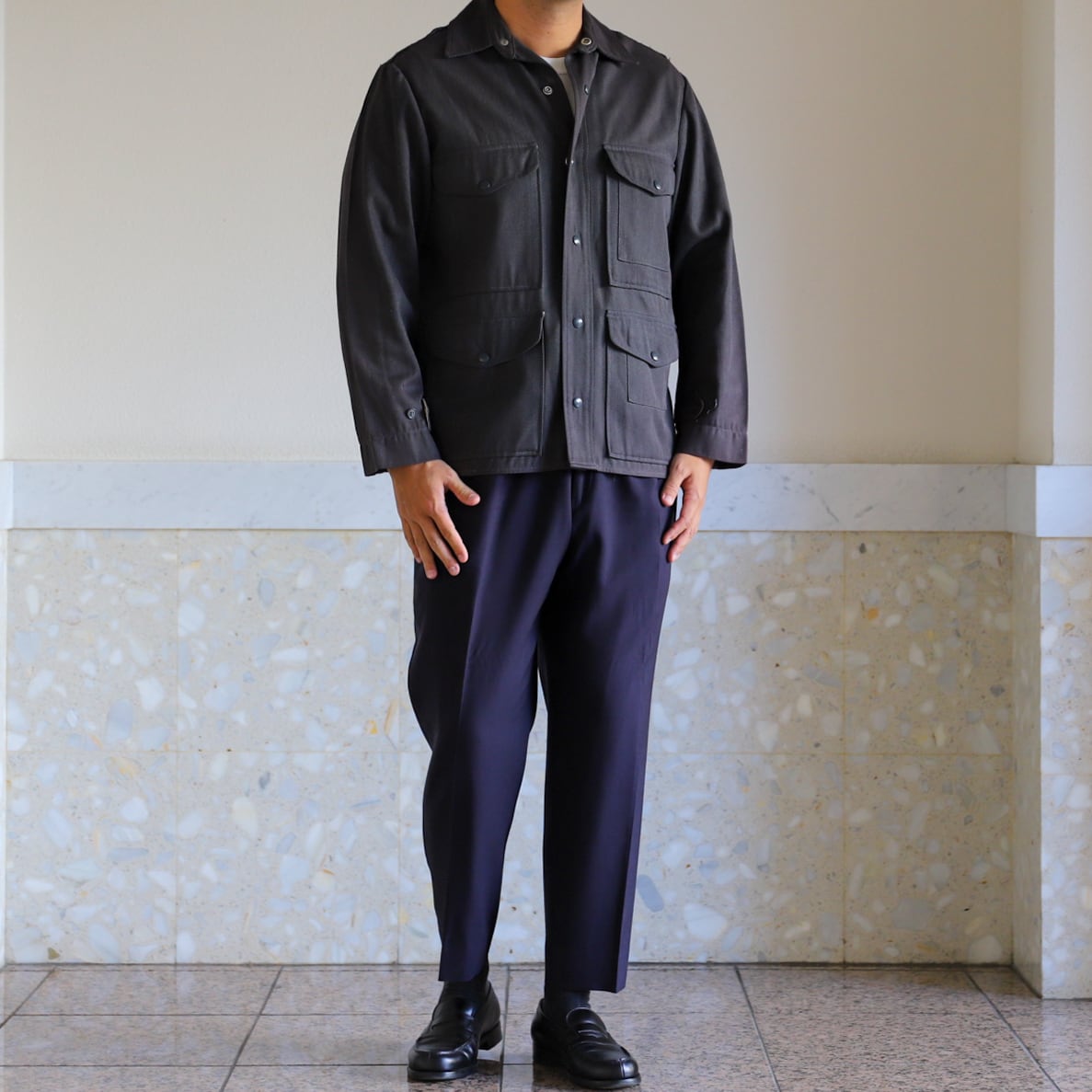 極美品】40s Hercules Salt & Pepper Whipcord Jacket Special Vintage