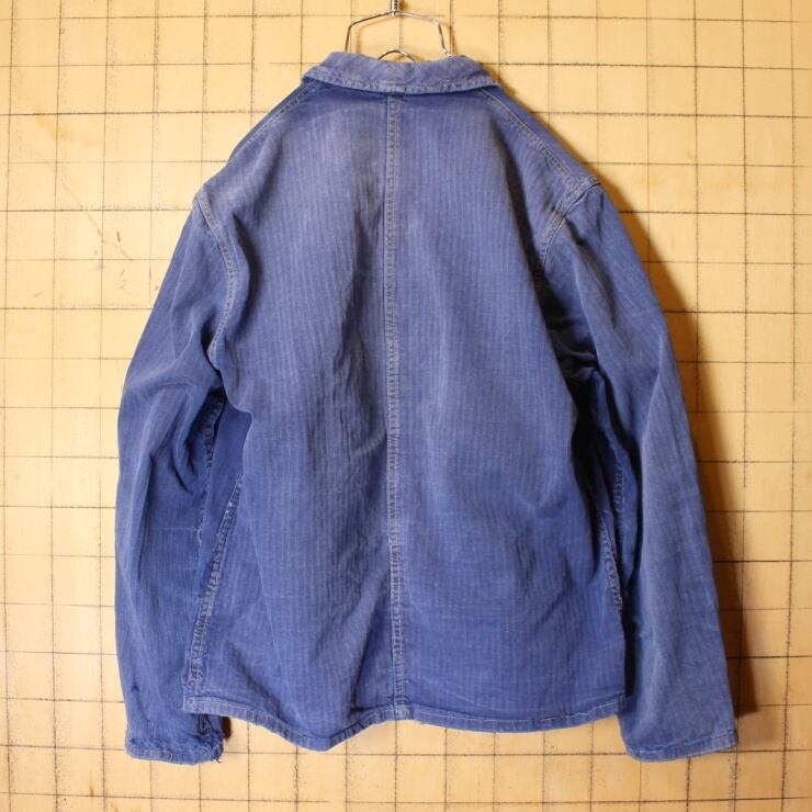 60s 70s ドイツ SCHNEIDERS WERKMANN ヘリンボーンツイル ワーク