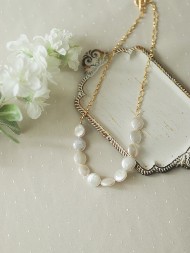 pearl gold necklace Ⅰ