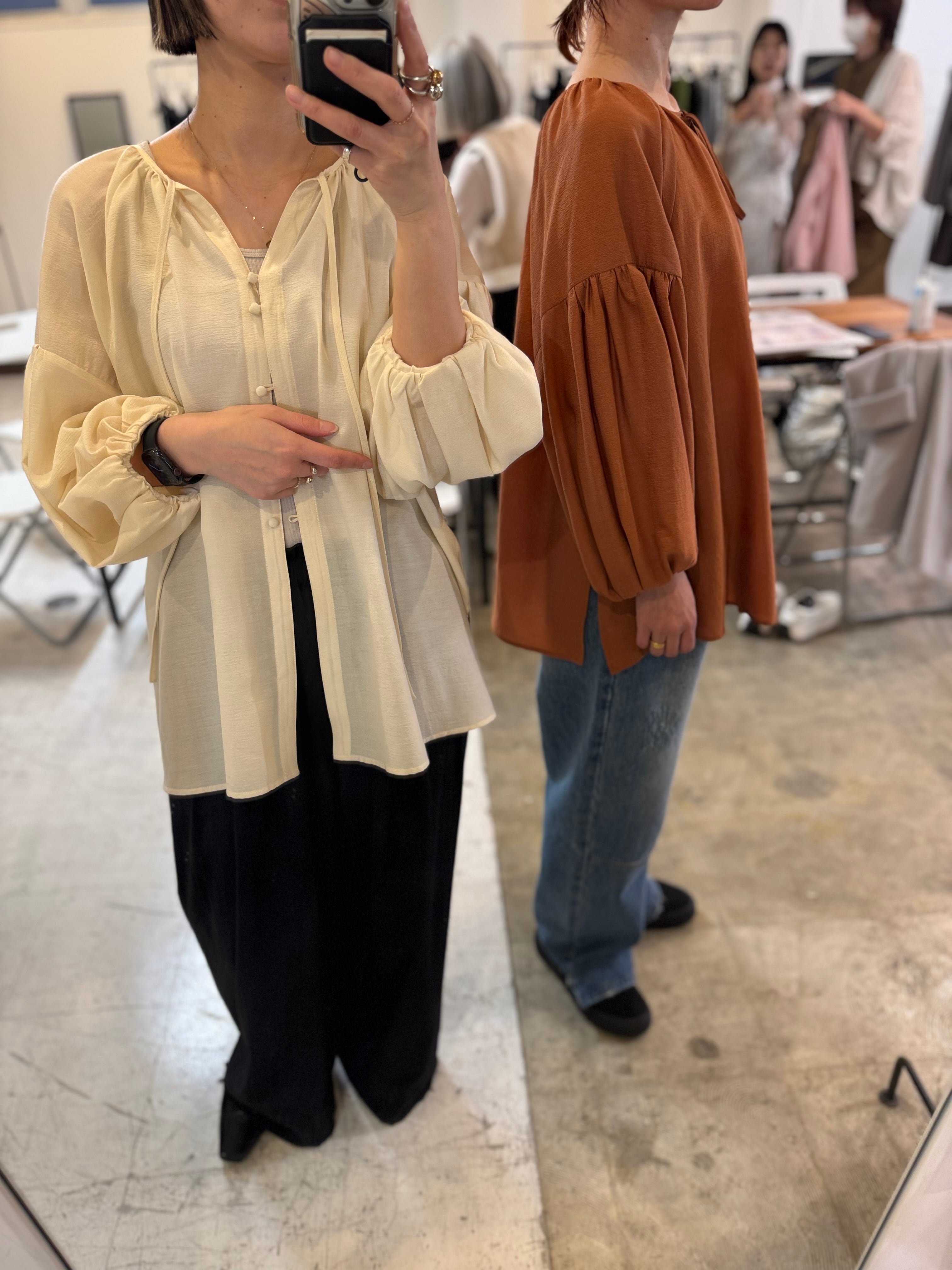 【CHIGNON】ボリューム袖2wayブラウス 1853-379NH