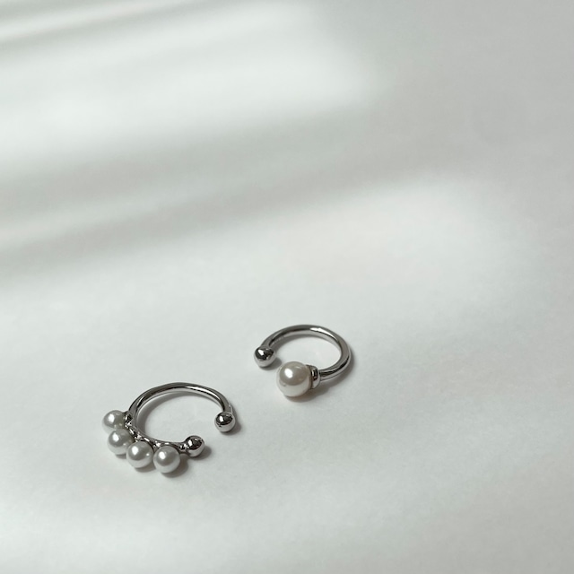 pearl ear cuff  (イヤーカフ/silver925)