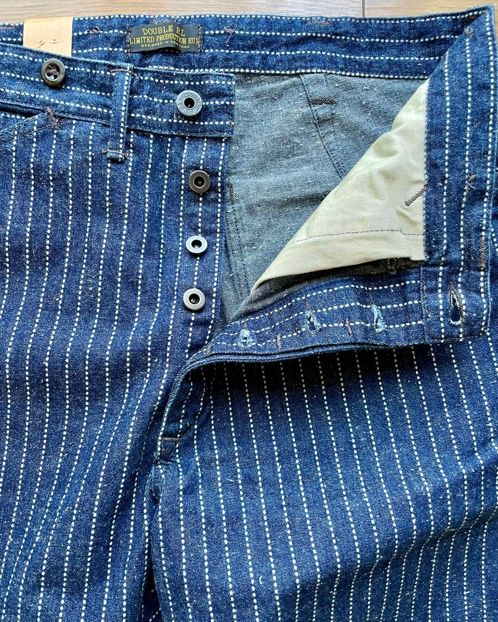 新品 RRL リミテッドエディション ストライプワークパンツ W30 新品 RRL リミテッドエディション ストライプワークパンツ W30