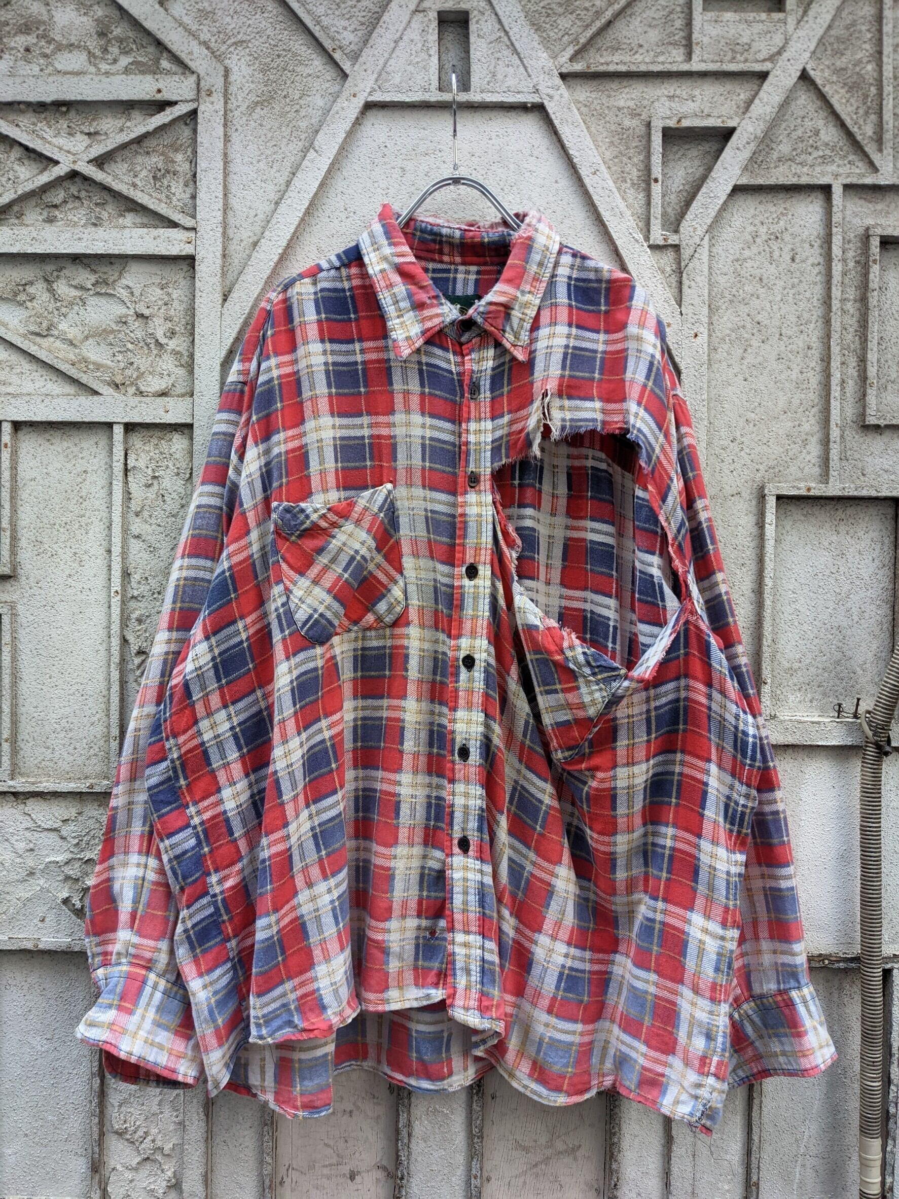 "BORO" print nel shirt