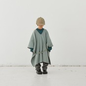 ecofleece poncho / ポンチョ / ashgreen ｛ MOUN TEN. 22AW ｝