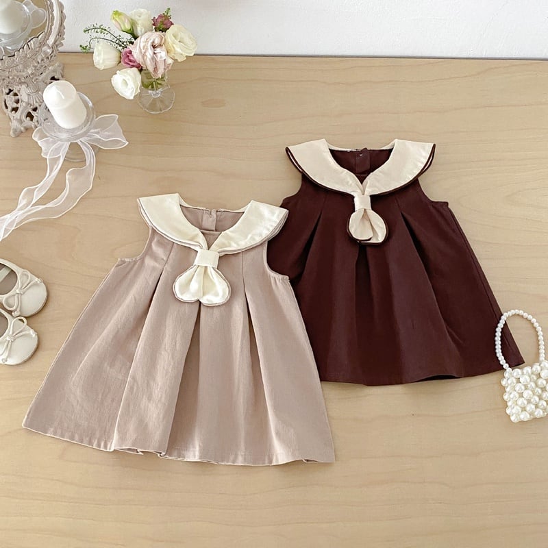 BABY&KID】レトロノースリーブワンピース | Betty