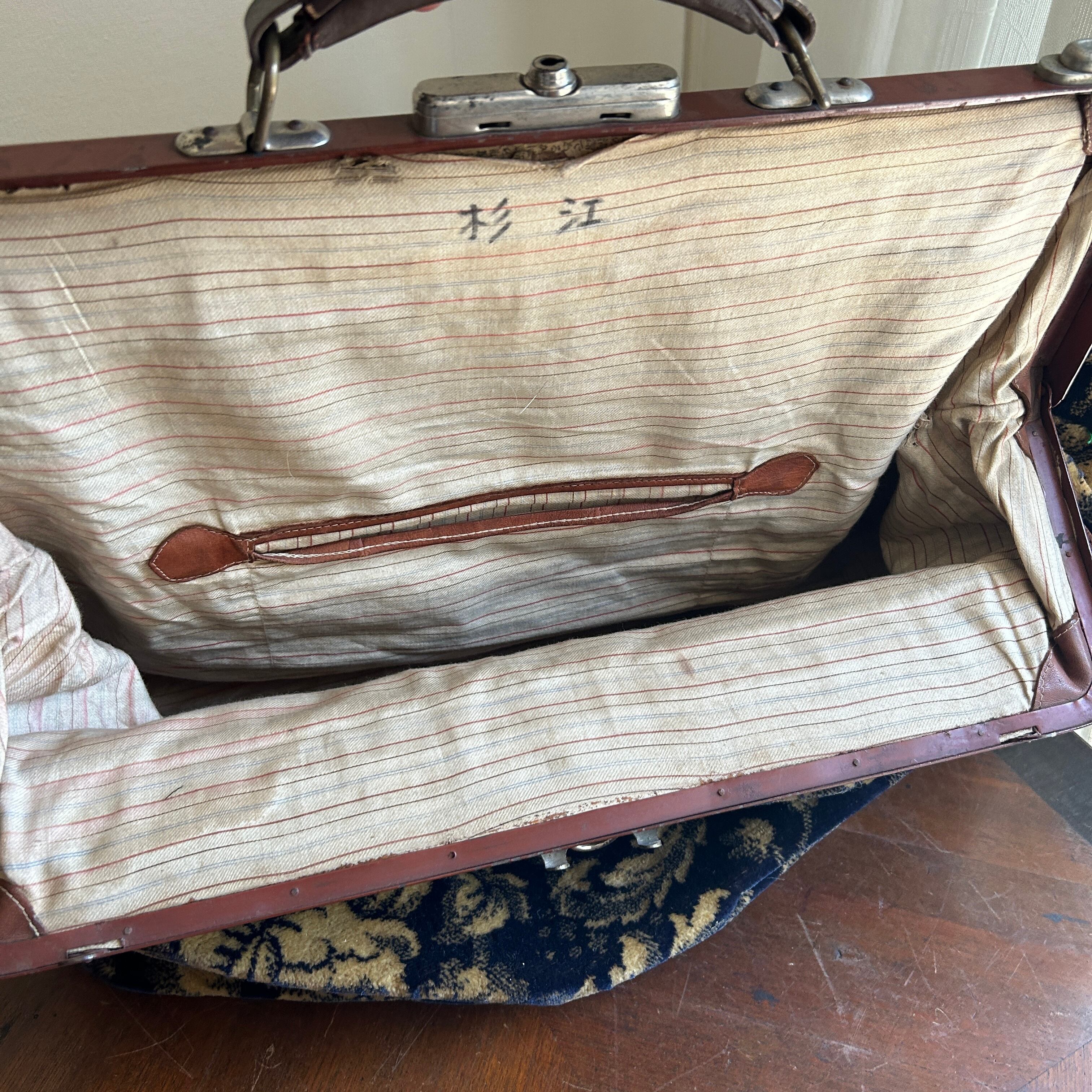 アンティーク 大正〜昭和初期 杉江さんの大きな旅行鞄 | bonbidou22