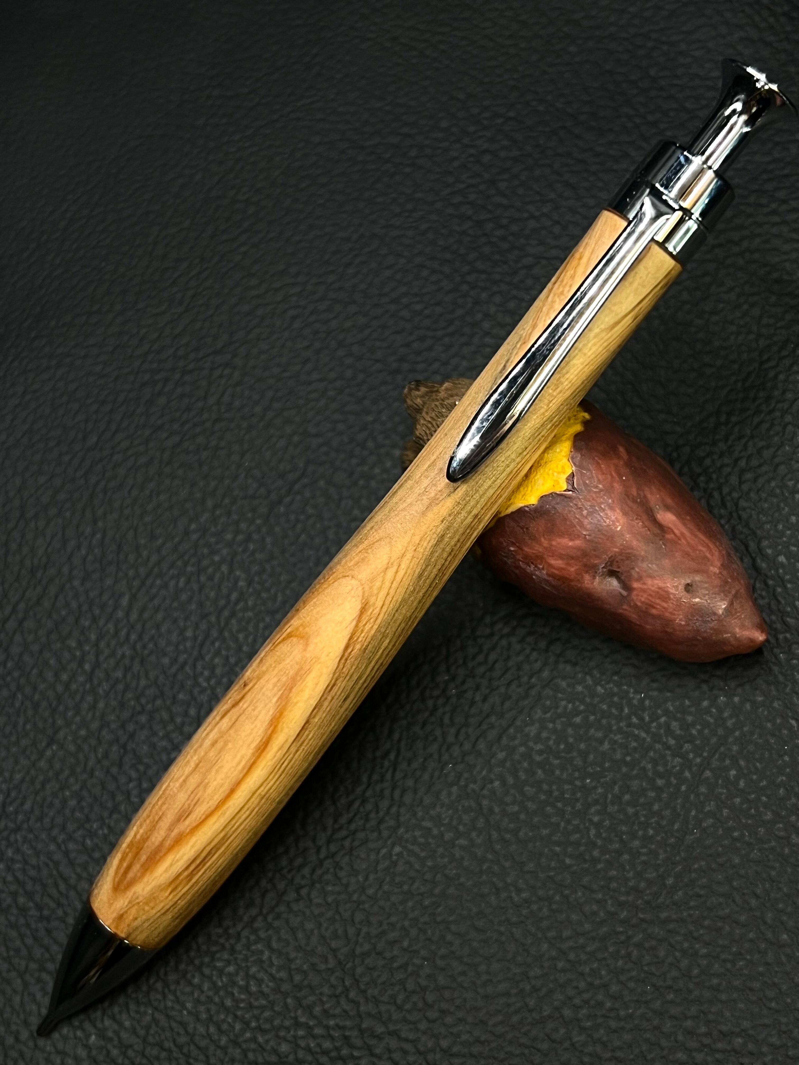 ボナンペン 真鍮金具 花梨瘤 シャーペン 栞[野原工芸 工房楔 こぶた工房] ボナンペン 真鍮金具 本花梨瘤源平特杢 MP ( 野原工芸 工房楔