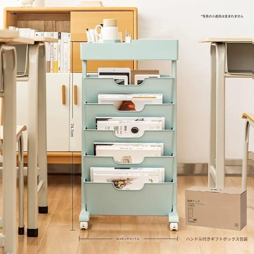 ラック 収納 可動式 デスクサイド 本棚 収納ラック 多機能 オフィス 子供部屋 ピンク ホワイト ブルー シンプル おしゃれ ミニマリスト