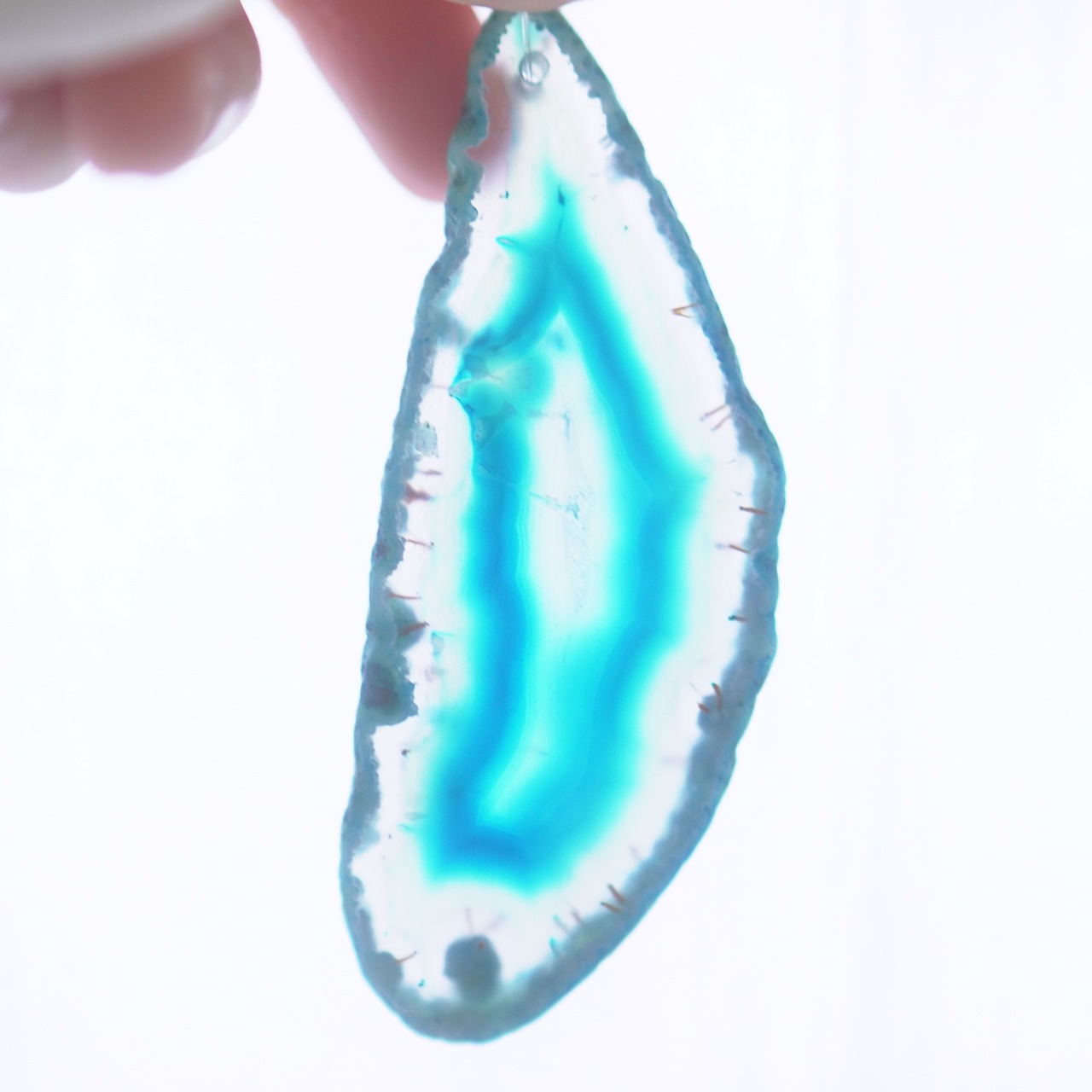 Ice Water 11 - アゲートヒーリングチャイム / Agate Sun Catcher Wind Chime 528