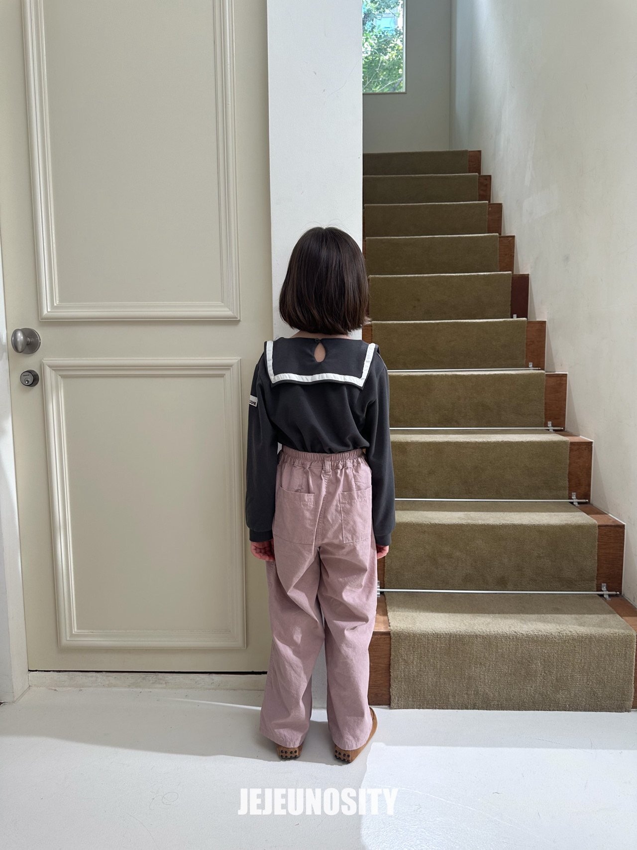 【jejeunosity】スクールカットソー チャコール 80〜110cm 240904 - 7