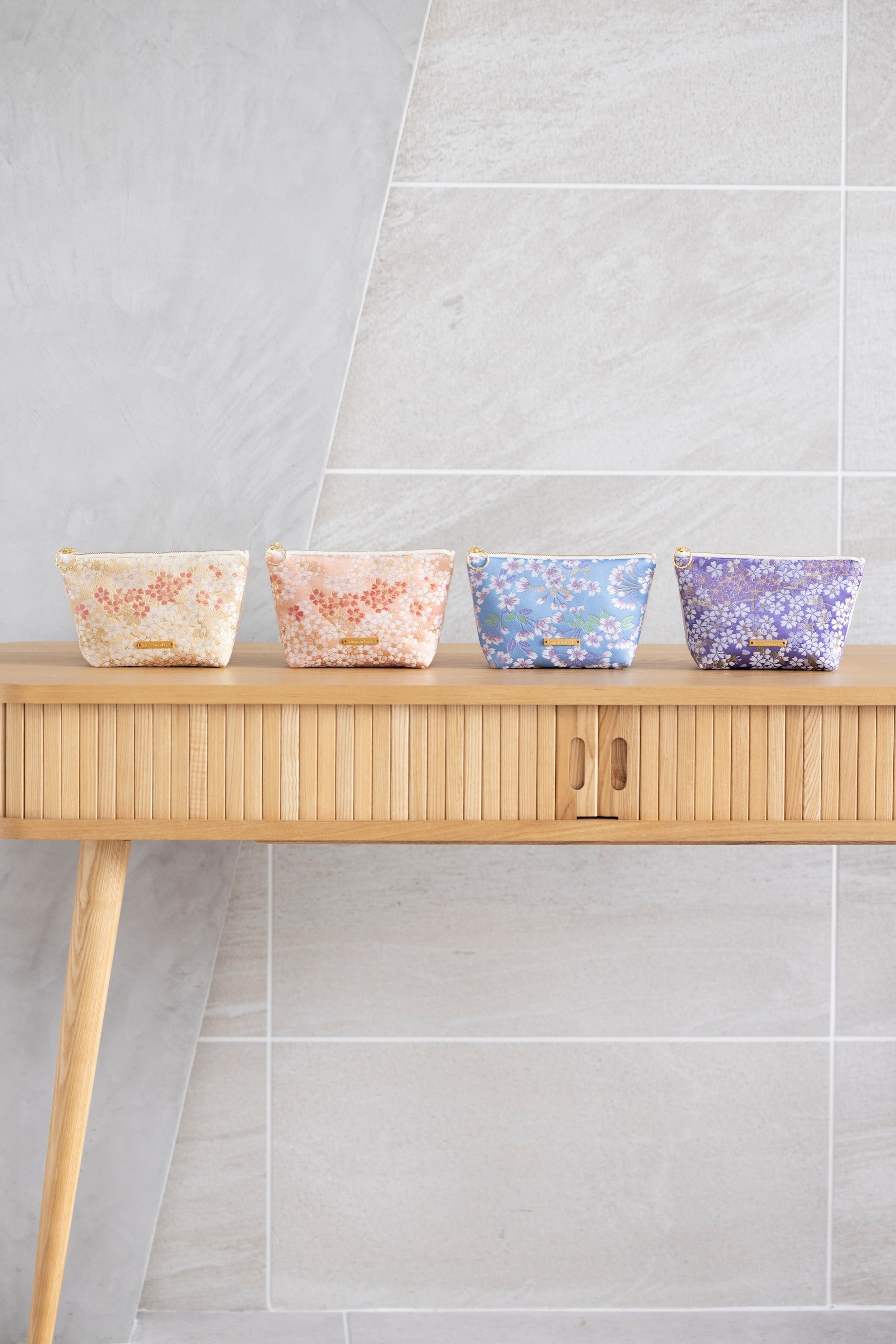 西陣織ポーチL SAKURA / NPL2【人気商品】 | Tomorrow Fabric