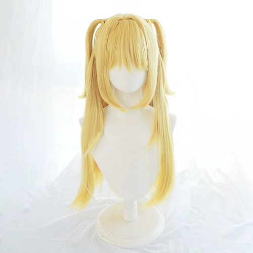 コスプレ耐熱ウィッグ イエローゴールド ロング ウィッグ ★DEATH NOTE/弥 海砂 等 ★即納品★
