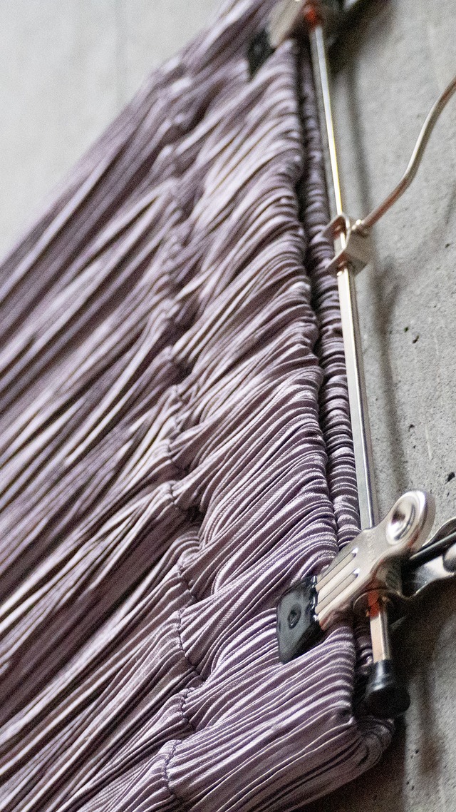 "mite" used Crinkle pleats skirt