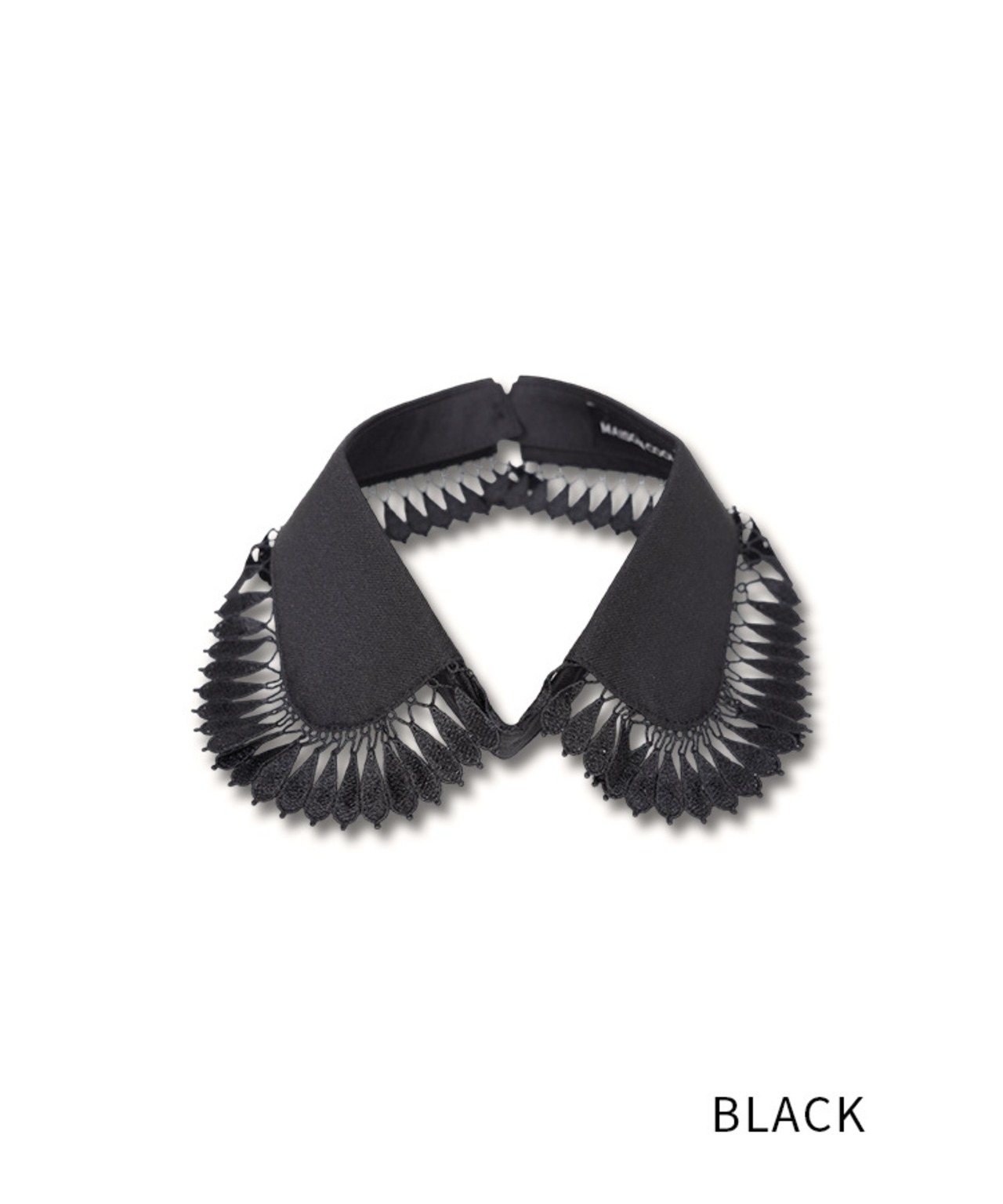 【直営限定ITEM】コンパクトスカラップレースフェイクカラー (BLACK)　CQ-48501H