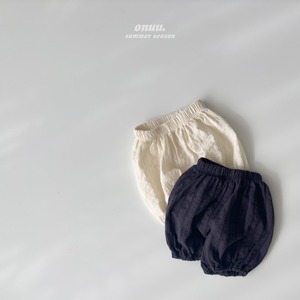 【ONU】パンプキンパンツ アイボリー 80〜120cm 240525