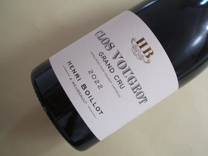 特級 クロ・ヴージョ 2022年 アンリ・ボワイヨ