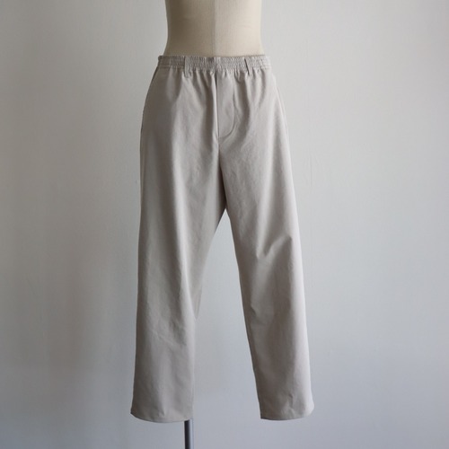 LAMOND " LINEN BLEND SEMI WIDE TROUSERS ( IVORY )"