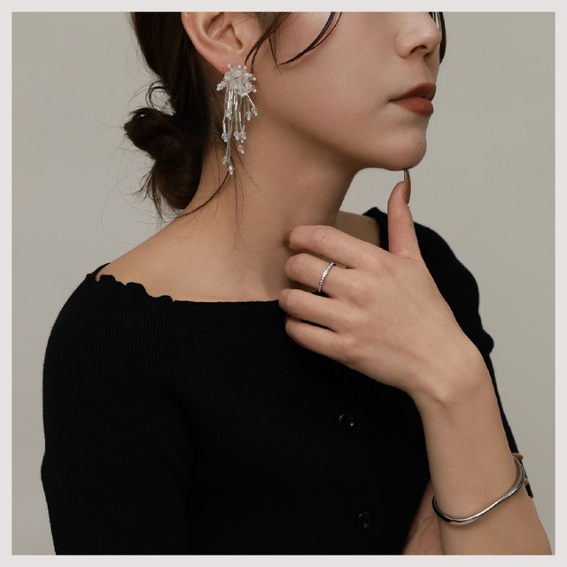 Earring/Pierce -Silver-