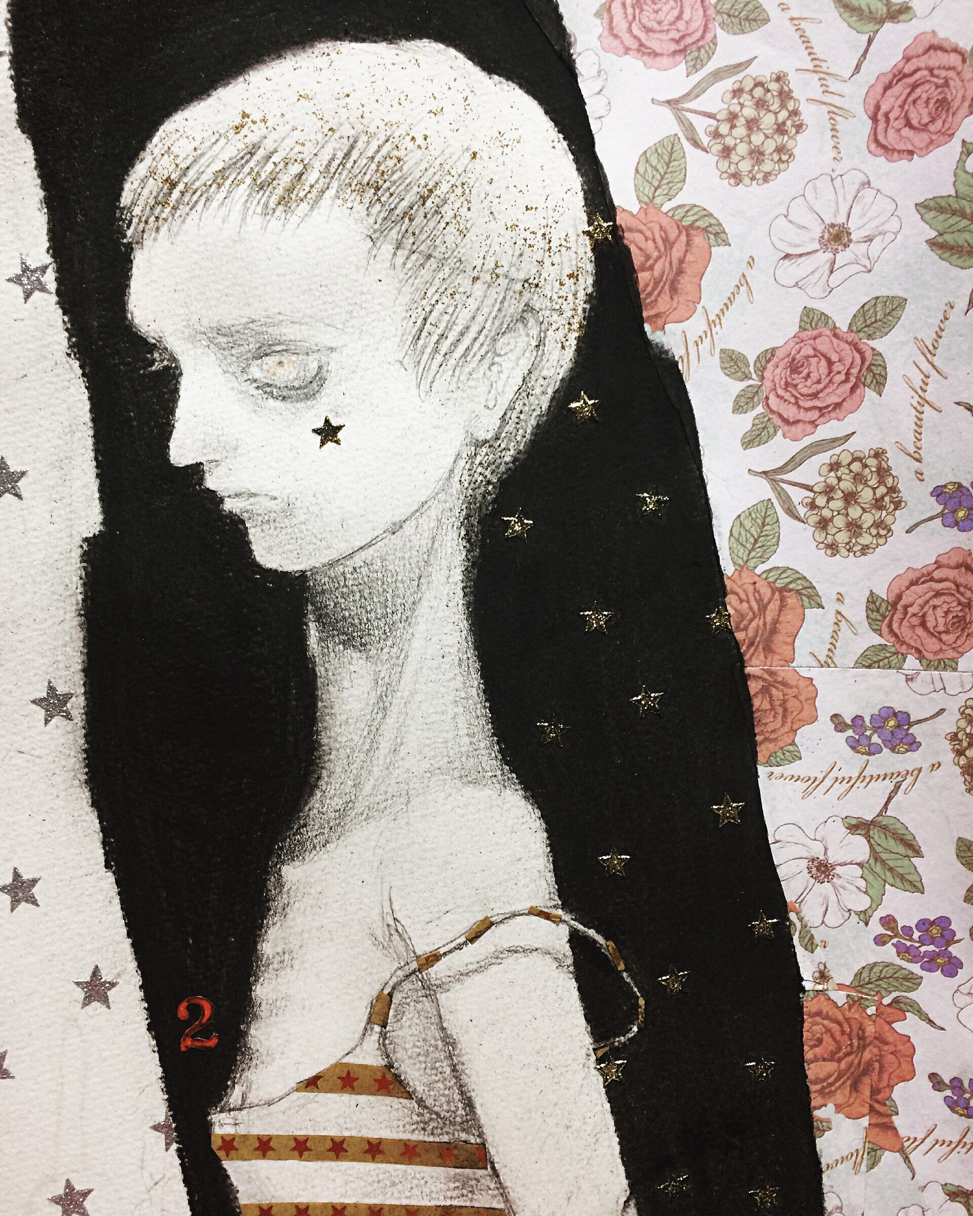 スピリチュアルアート⭐︎つながりの波動 キャンバス大型絵画 ネットと