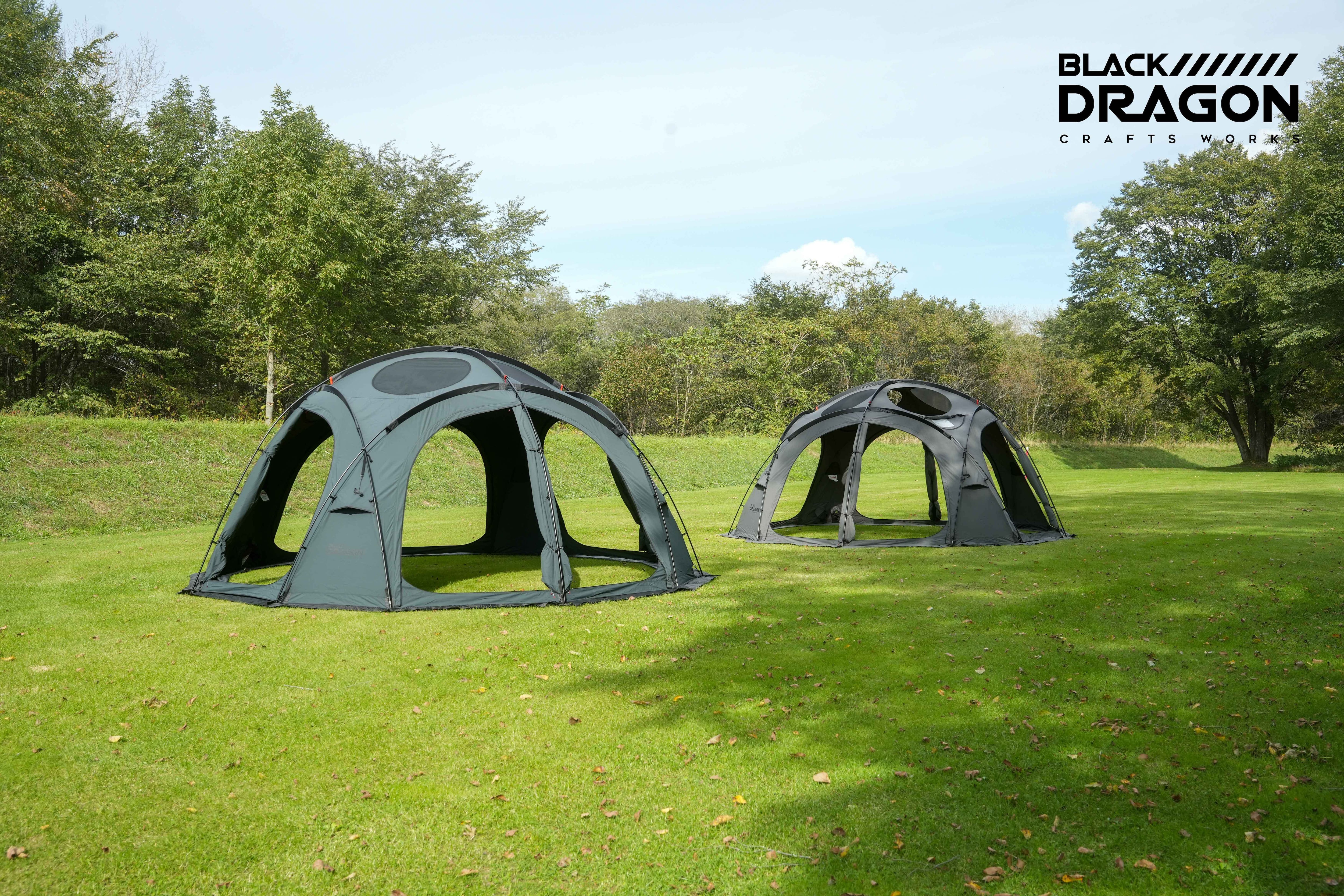 BLACK DRAGON COT TENT グレー Black Dragon COT TENT STE UP GUIDE [BLACK DRAGON COT TENT