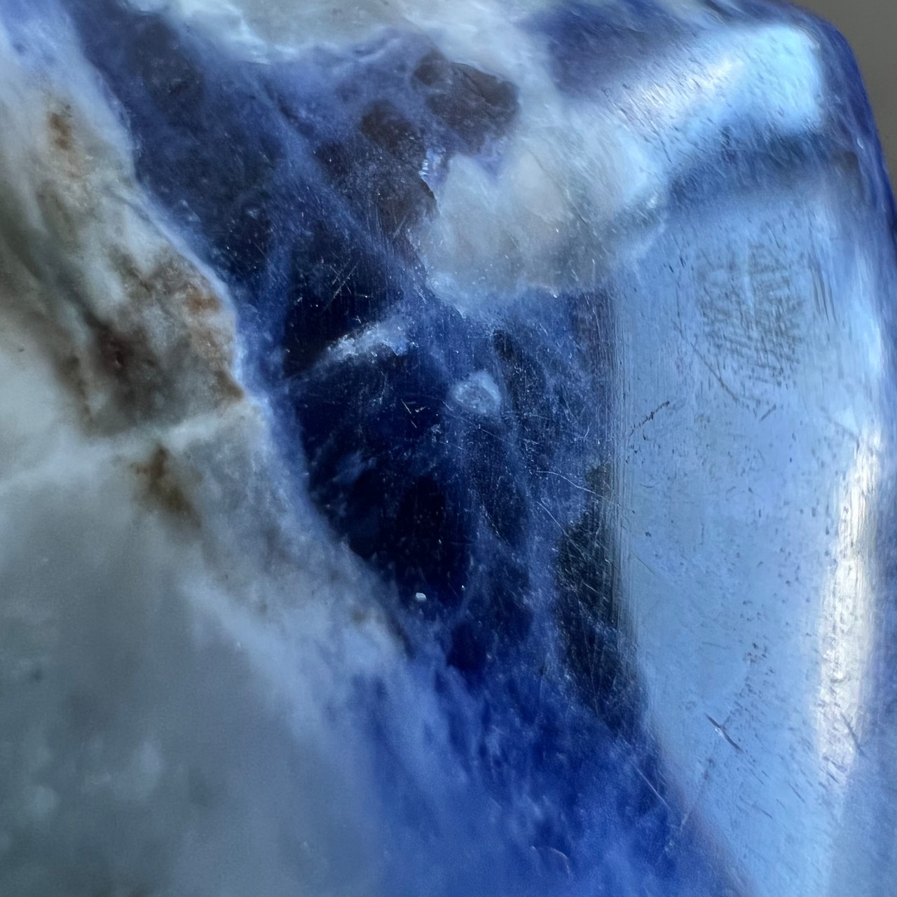 ソーダライト*ハート1*天然石インテリア*置き物