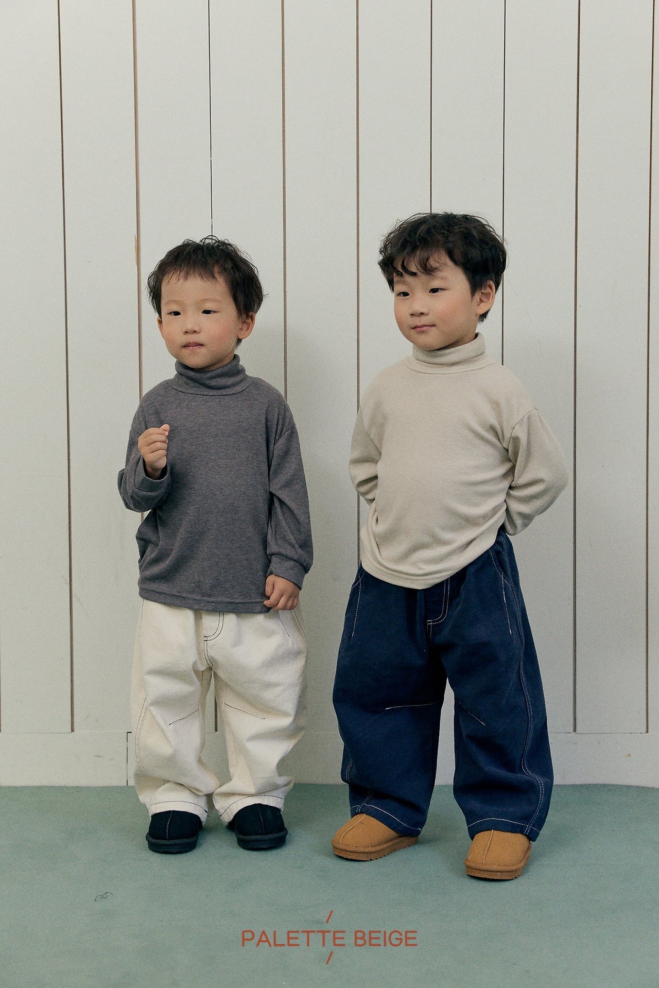 the beige［取寄］curve stitch pants 26winter