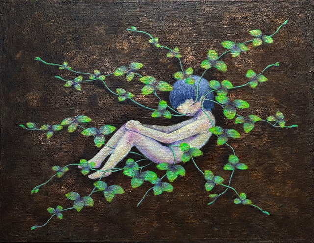 町田紗記作品「土葬　Earth burial」