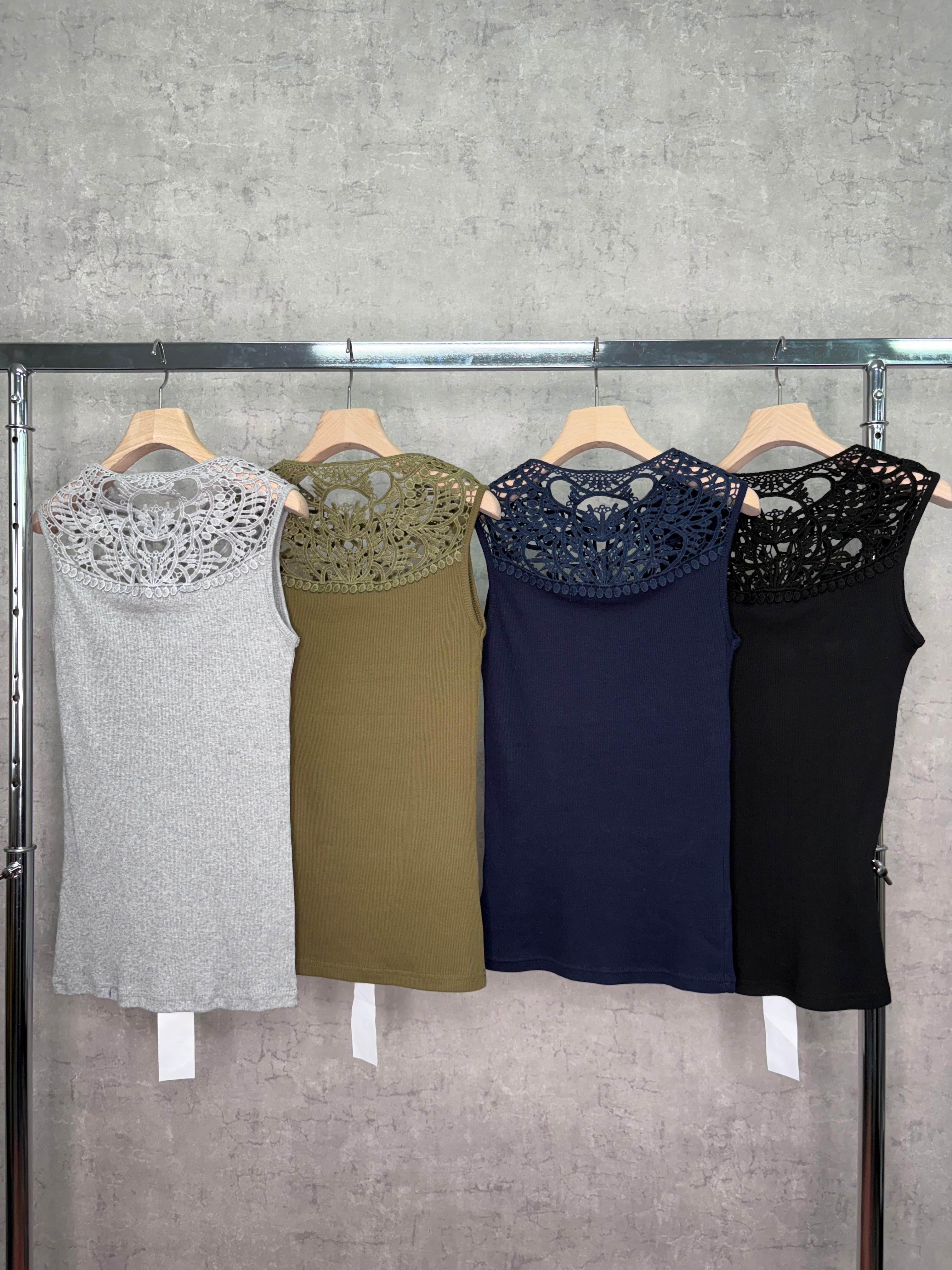 ヘンリーレースタンクトップ 231R223 | TRANOI.offical STORE