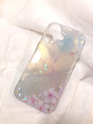 【iPhoneケース】春霞（はるがすみ）桜