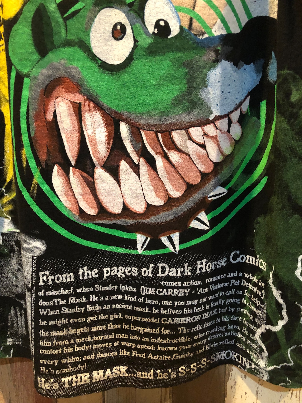 The Mask Jim Carrey MOVIE T-shirt（ マスク ジムキャリー ムービーT 