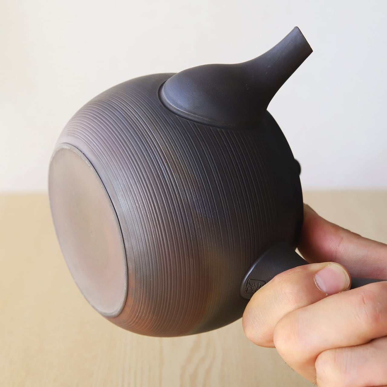 黒線彫窯変 大急須 容量：580cc 梅原廣隆（常滑焼） | にっこう生活館