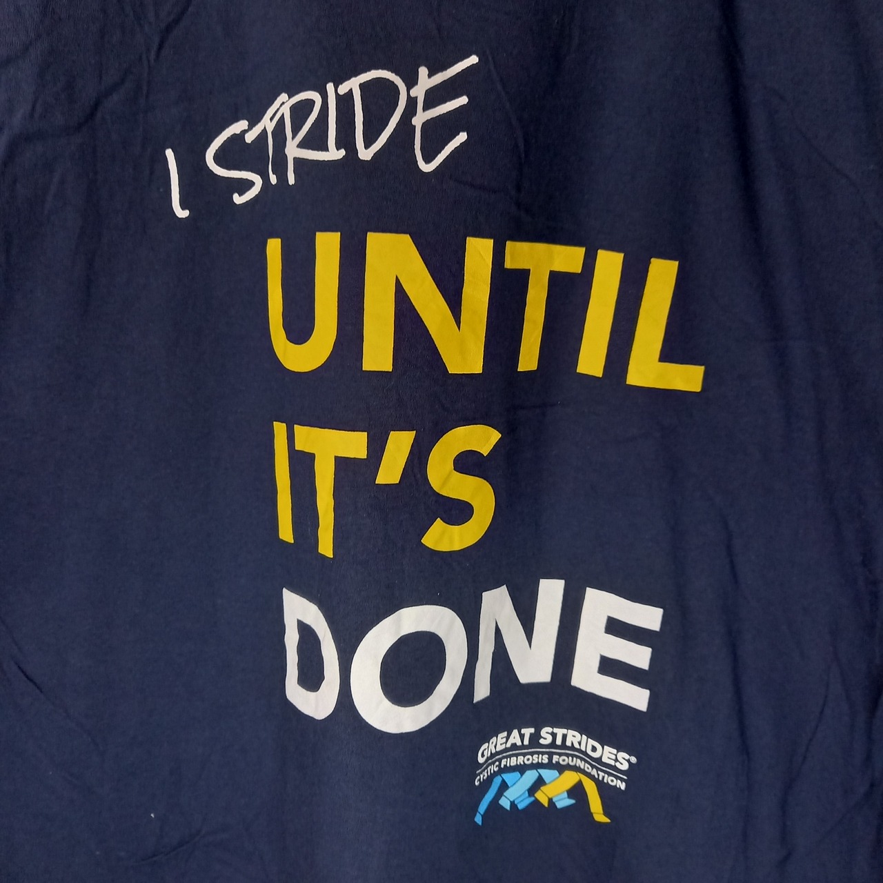 ギルダン　クルーネック　プリントT　企業ロゴ　オーバーサイズ　ネイビー　2XL