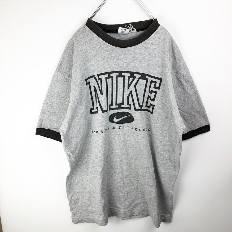 【 NIKE / ナイキ 】でかロゴ リンガーTシャツ | used shop amp