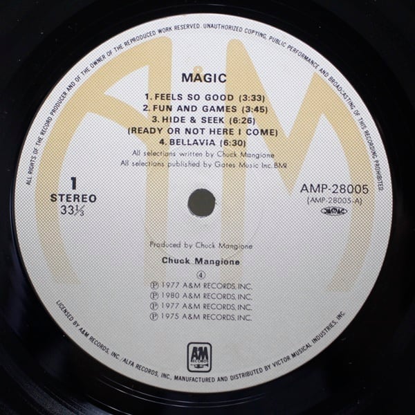 Chuck Mangione / Magic [AMP-28005] - 画像3