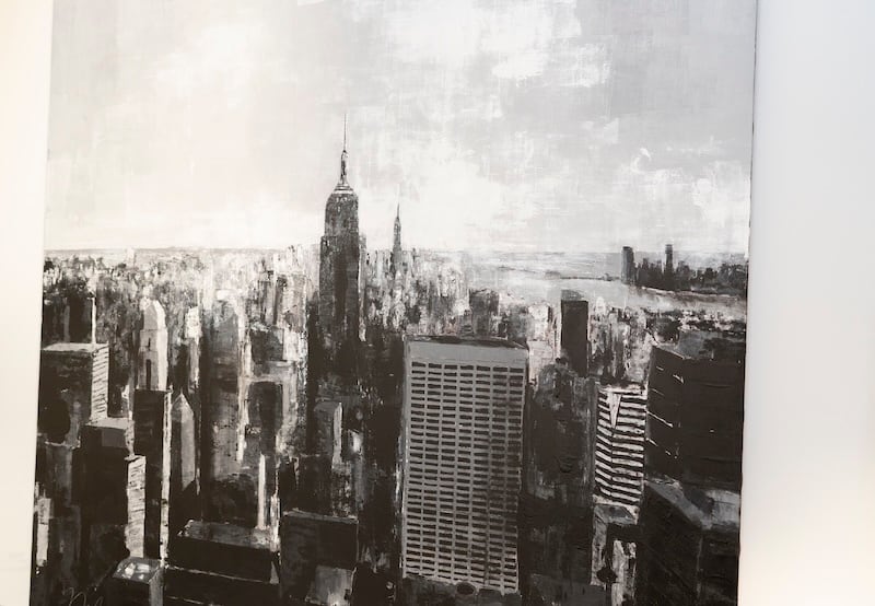 New York, city scape composition #15 / ニューヨークの街を描いた
