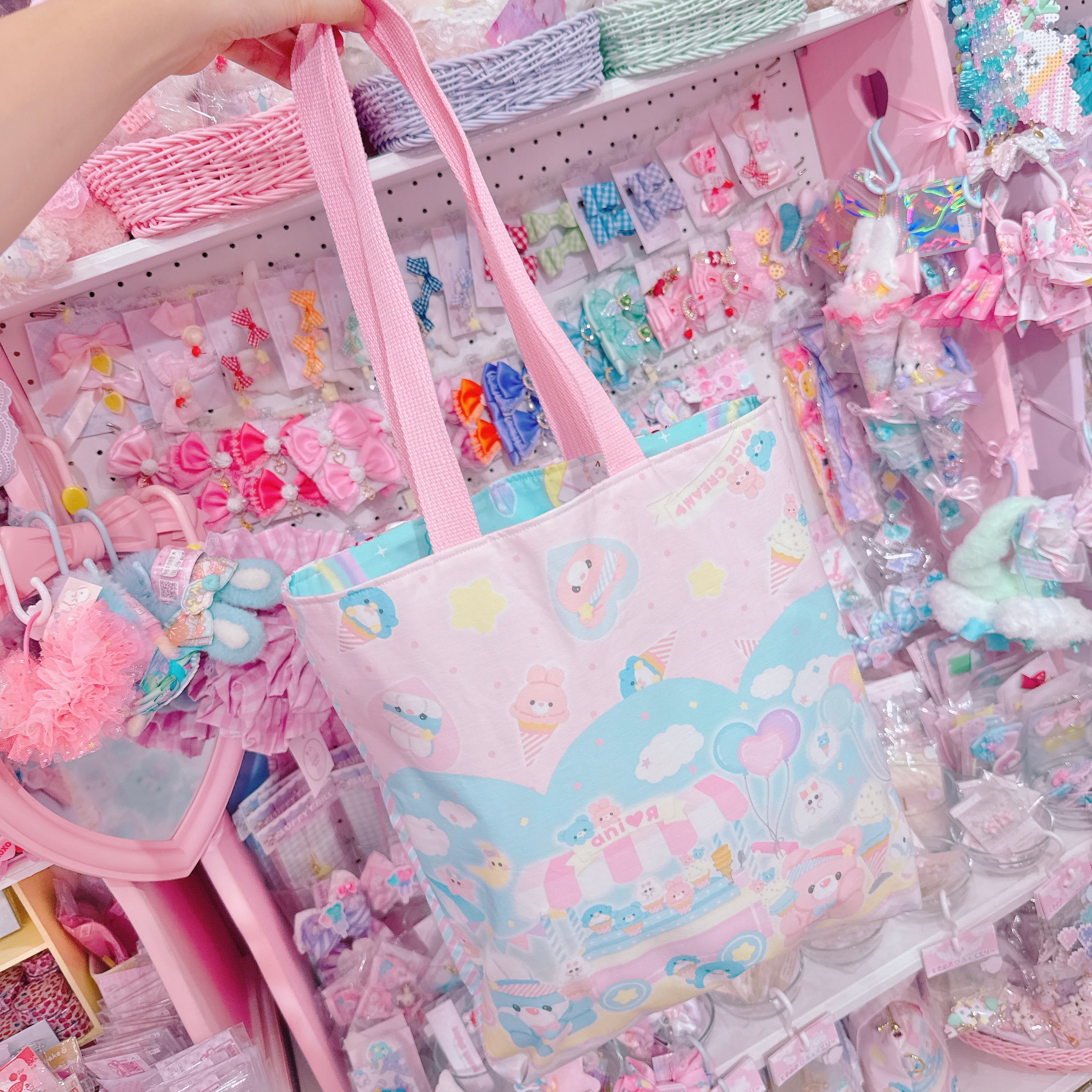 【N8】8-9アイスポケットトートバッグ(A4サイズ)