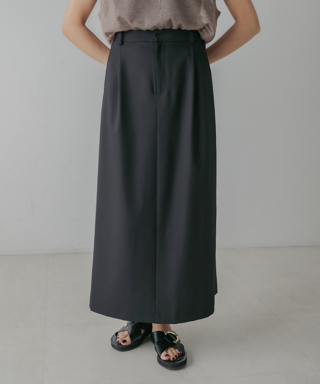 LINEN LIKE SKIRT (ﾘﾈﾝﾗｲｸｽｶｰﾄ）【5523017】