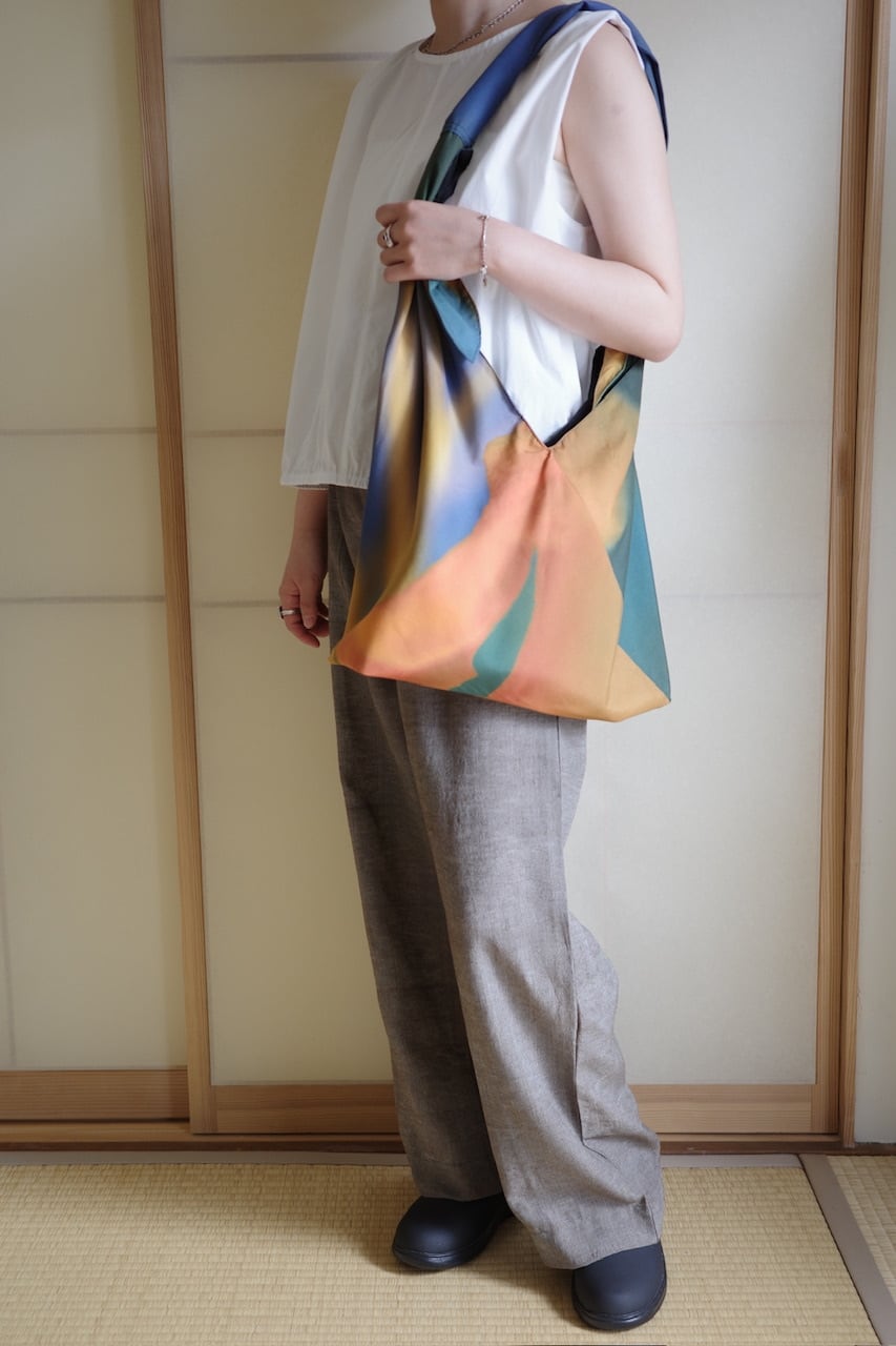 rūpa print fabric 3way bag "All living things have meaning "