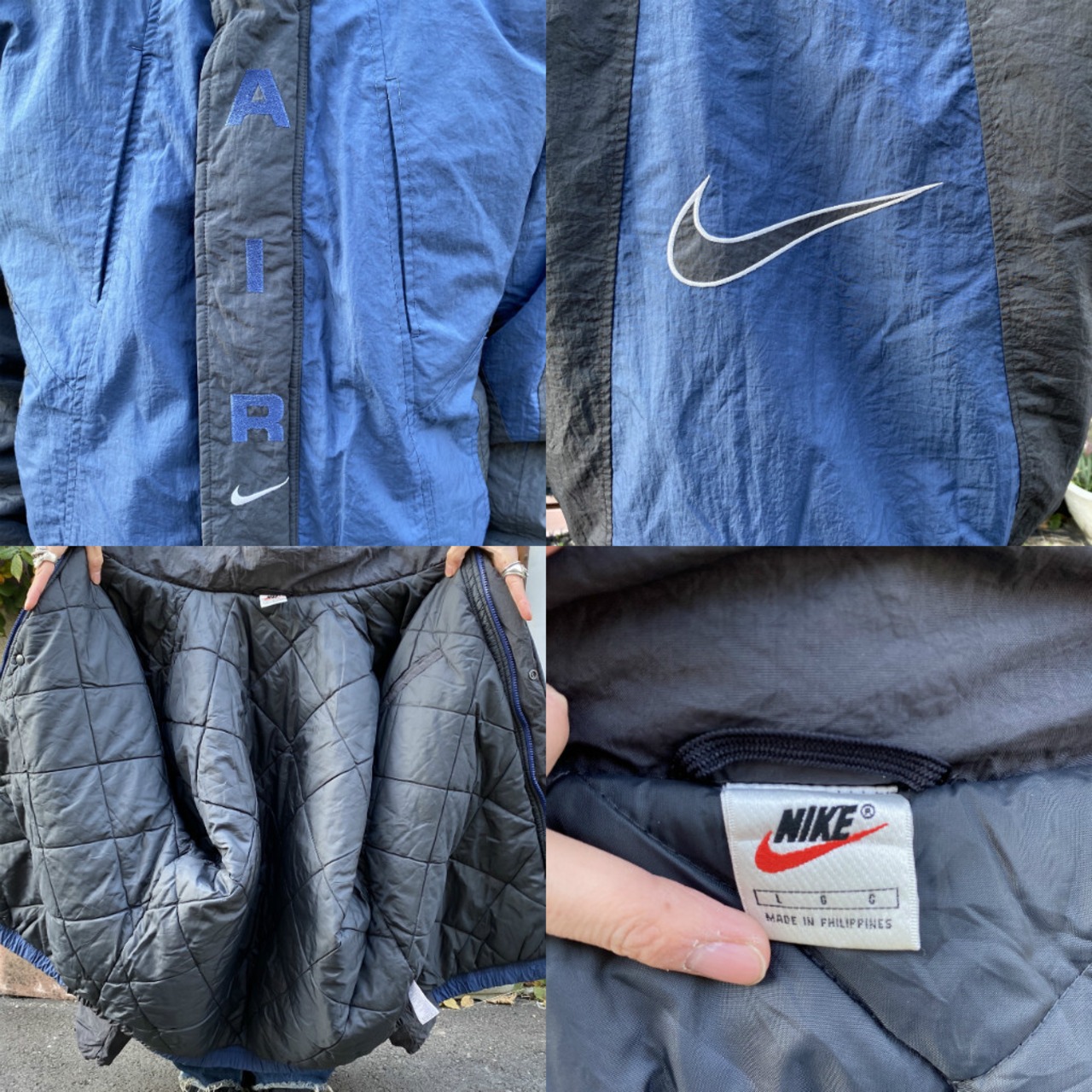 90年代 ビンテージ NIKE ナイキ AIR エアー スウォッシュロゴ バック 