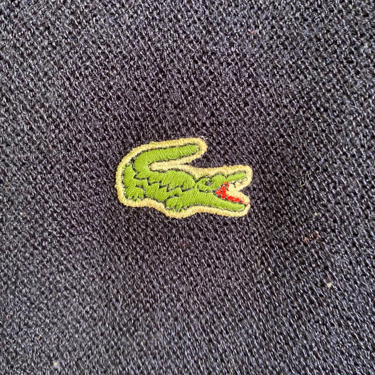 70年代〜80年代 スペイン製 LACOSTE ラコステ アクリル ニット 