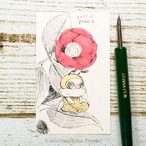 椿とミツバチの子*ドローイング