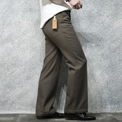 haggar "Inter Modelli" jacquard twill flare slacks