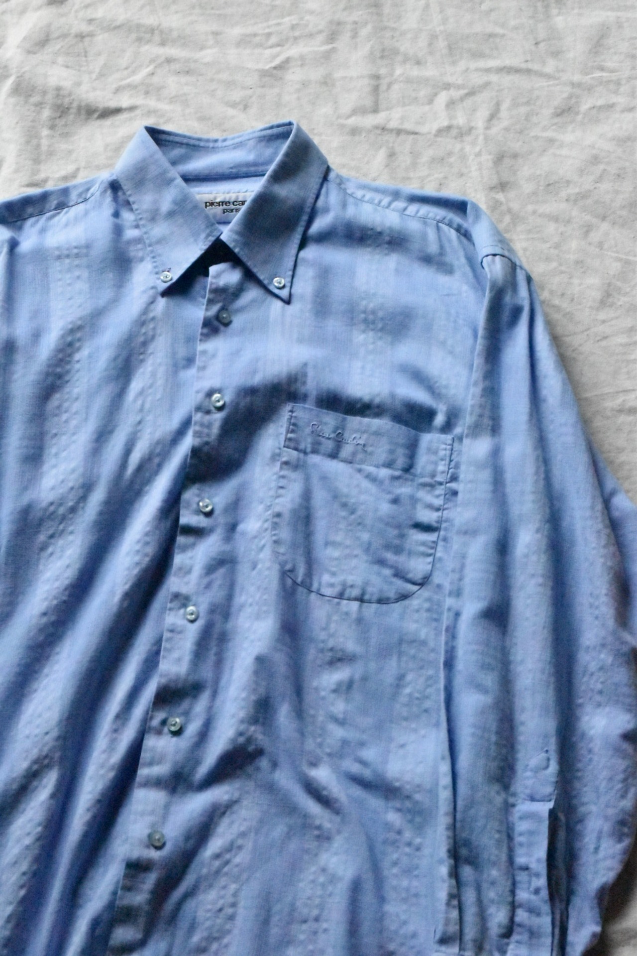 "PIERRE CARDIN" Euro light blue shirt